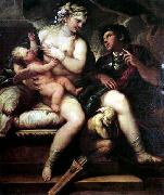Luca Giordano Venus, Cupid and Mars oil